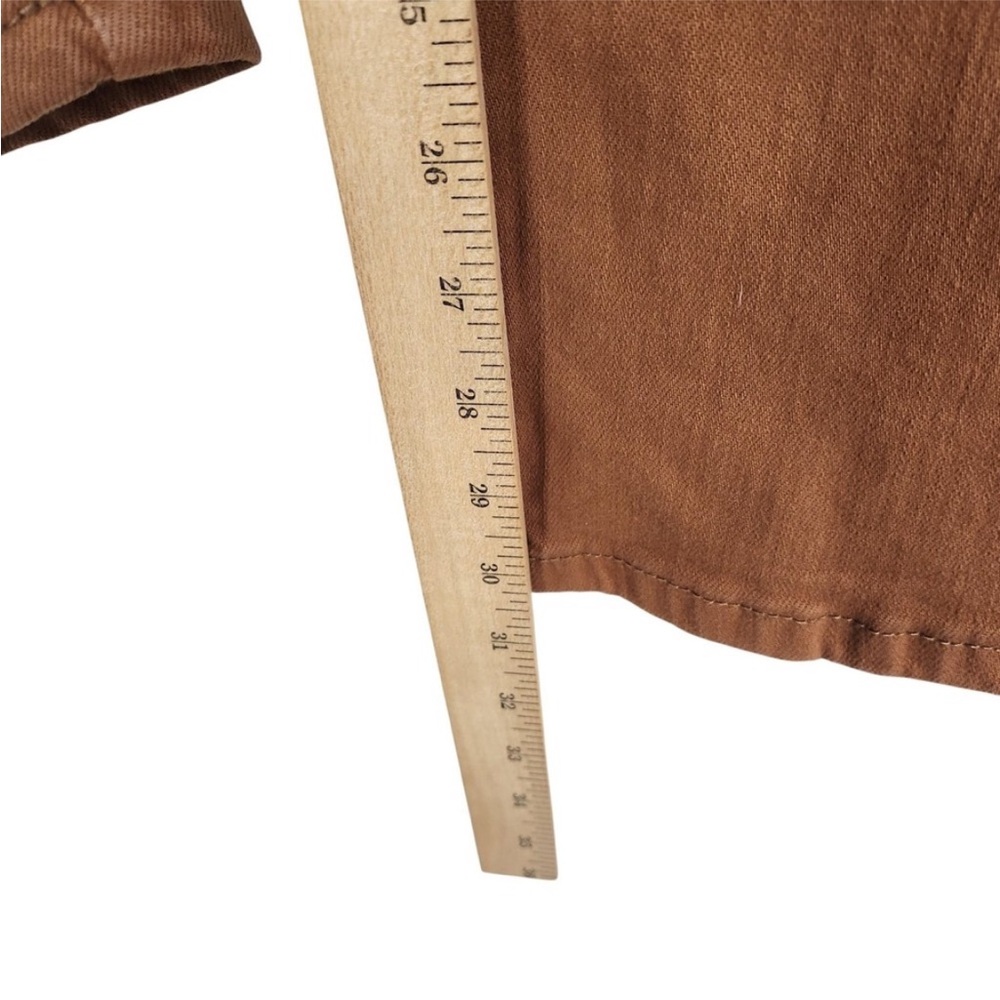 JUDY BLUE Pants Womens 14W Brown Garment Dyed Tie Waist Tapered Leg - Picture 10 of 11